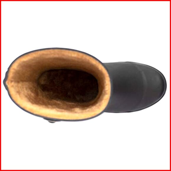 Mid-Height Waterproof Rain Boots with Memory Foam Insole, All-Day Comfort - Picture 3 of 7